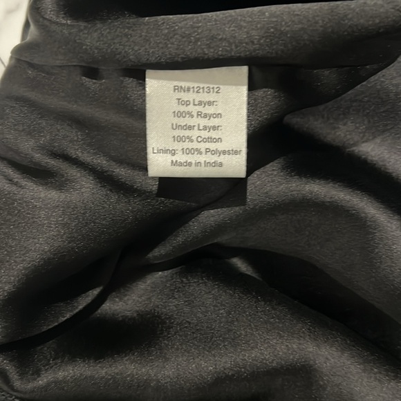 Gryphon. Blue Velvet, Sequin, and Studs. Mini Skirt.  S - Picture 7 of 8